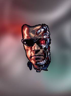 TLP反光车贴 阿诺施瓦辛格终结者硬汉Terminator影视科幻电影贴纸