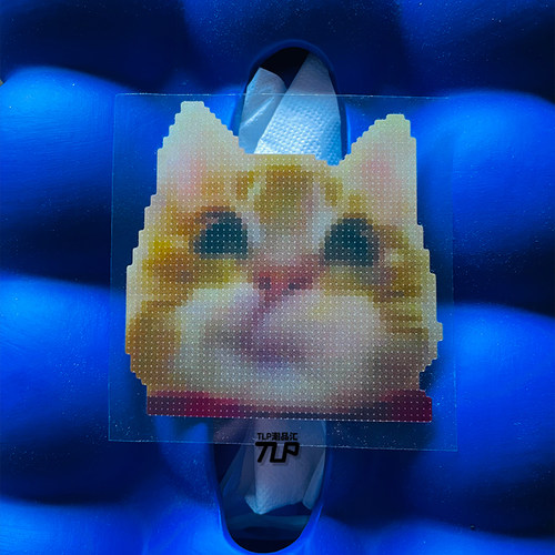 歪嘴猫猫贴纸像素风猫咪可爱