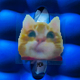 像素风猫咪 meme迷因 可爱宠物防水贴纸 歪嘴猫猫 TLP反光车贴