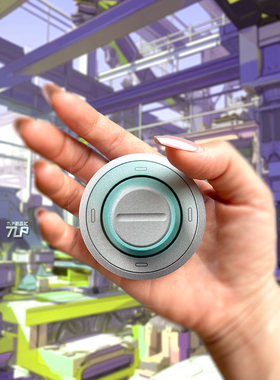 TLP反光车贴 原创 功能未知的开关按钮 立体感科技感圆形平面贴纸