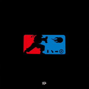 TLP镂空车贴 街头霸王街霸小白隆Ryu发气气功波波动拳游戏贴纸