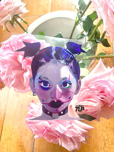 爱死机贴纸头像美女LDR