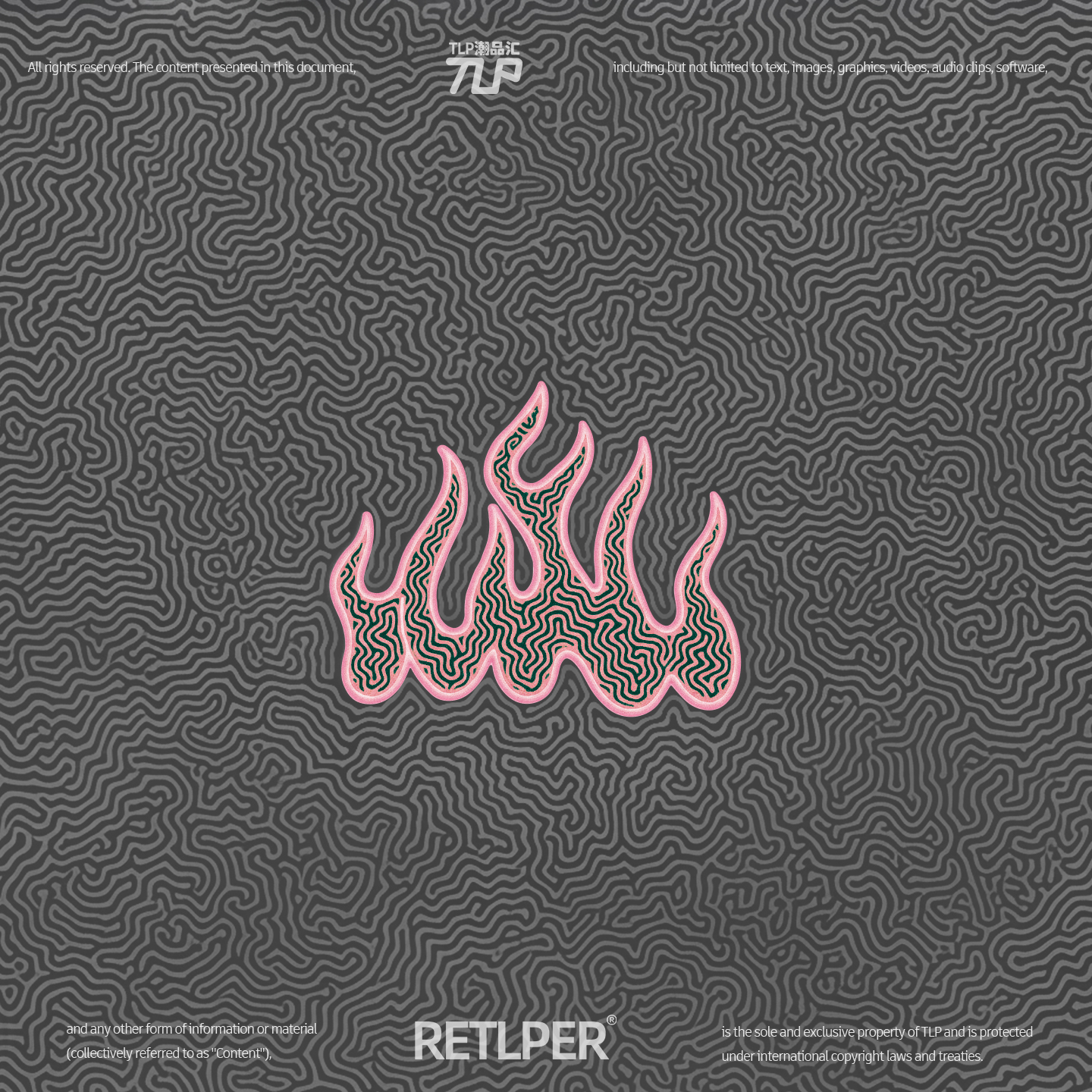 RETLPER镂空车贴 原创 升腾火焰磨砺 新中式传统汽摩防水平面贴纸