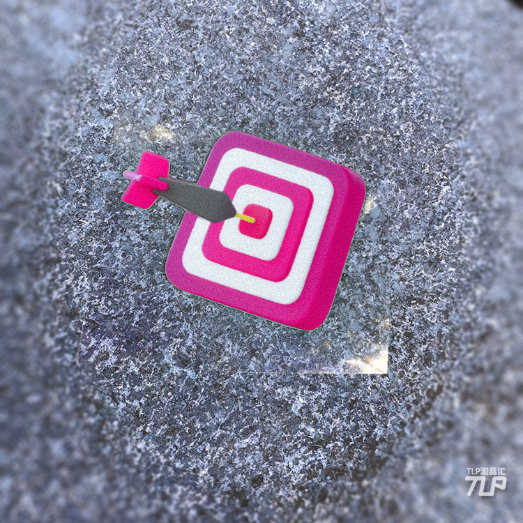 tlp反光车贴 中靶 瞄准射击箭头命中 车用多用防水装饰平面贴纸