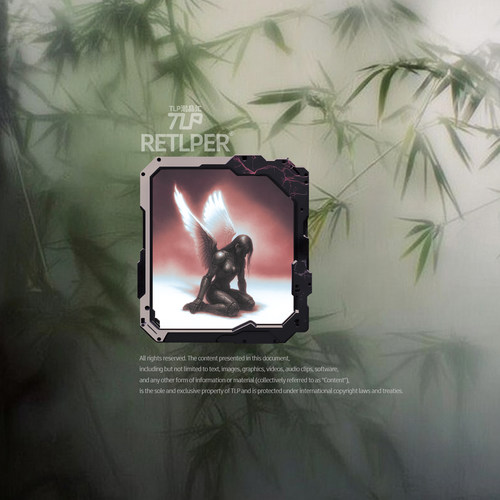 RETLPER反光贴 原创 RE锐儿蜕变思索中 光翼 防水平面装饰贴纸