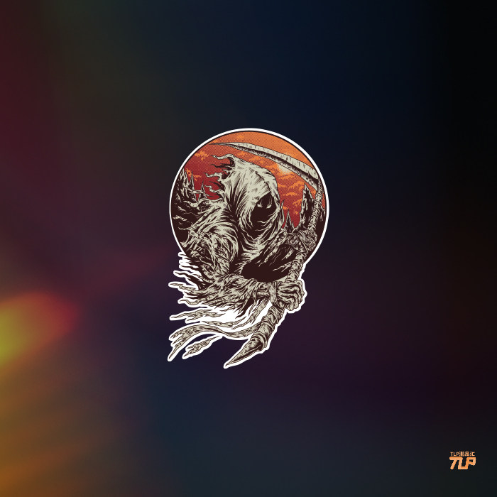 TLP反光车贴 末日死神镰刀防水无痕胶贴行李箱摩托车笔记本装饰贴,汽车用品/电子/清洗/改装,汽车装饰贴/反光贴,淘宝优惠券,粉丝福利购,淘宝优惠卷