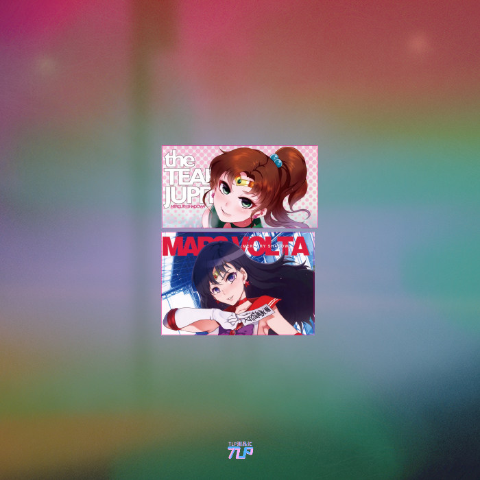 tlp反光车贴 美少女战士木野真琴火野丽魔法少女变身动漫防水贴纸