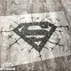 TLP镂空车贴 碎裂粉碎superman超人logoDC漫画笔记本贴墙贴防水贴