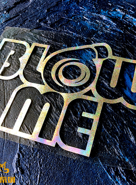 TLP镂空车贴 BLOW ME吹我涡轮改装车潮贴摩托车笔记本贴油箱盖贴