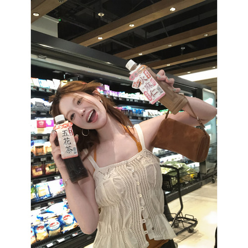 TMH钩花镂空刺绣吊带背心女