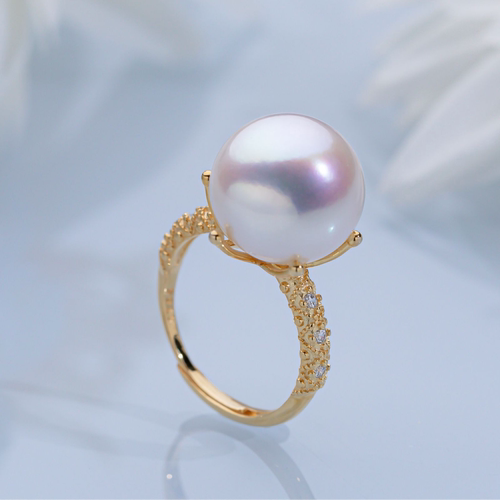 “大六爪”大龙珠珍珠戒指 13-14mm  2688H00DY