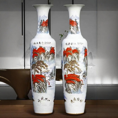 陶瓷景德镇陶瓷手绘落地大花瓶