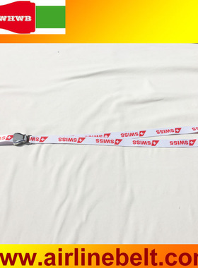 Swiss Airlines 瑞士国际航空公司飞机安全扣手机挂绳挂带行礼品