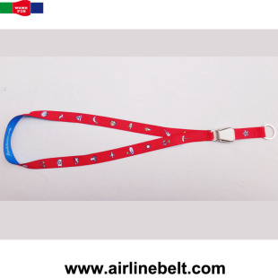 swiss lanyard瑞士航空飞机安全扣手机挂绳挂带航空定制飞行礼品