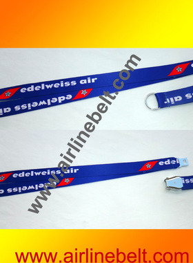 Edelweiss Air瑞士爱德尔维斯航空飞机安全扣手机挂绳挂带行礼品