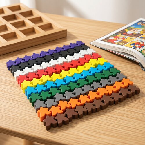 【爱桌游】桌游米宝Meeples配件diy棋子token标记卡卡城卡卡颂