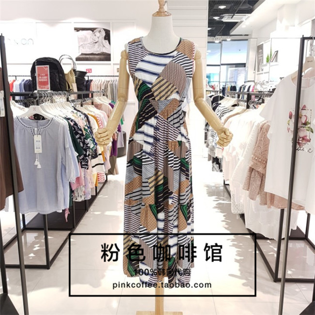 折扣韓國直發專柜正品OLIVE DES OLIVE18夏女顯瘦連衣裙YZ8AO042