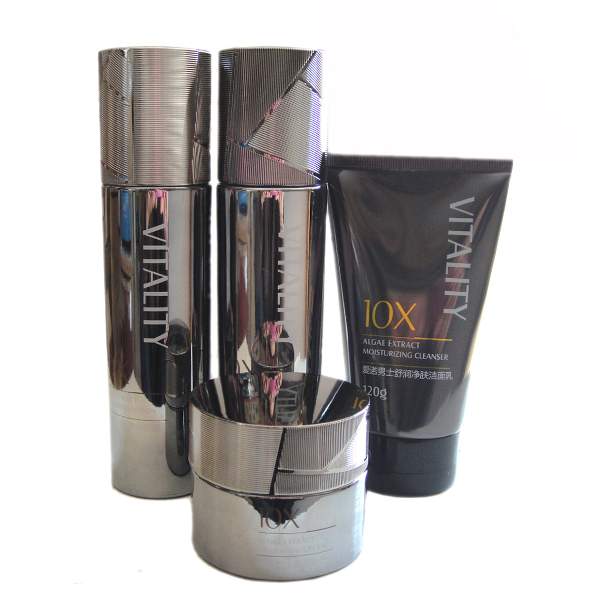 爱诺男士舒润控油洁面乳补水保湿清爽洗面奶面霜乳液护肤套装护手