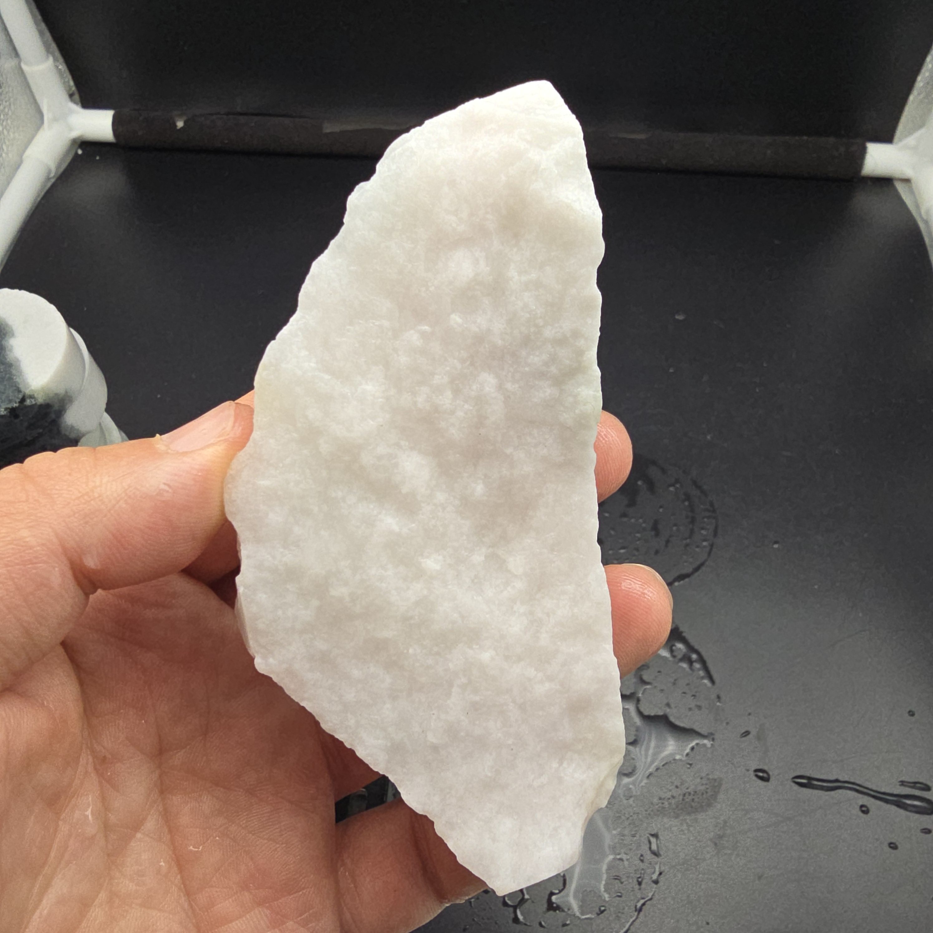 南阳独山玉独玉细白翠黄料玉石原石玉料矿石纯天然