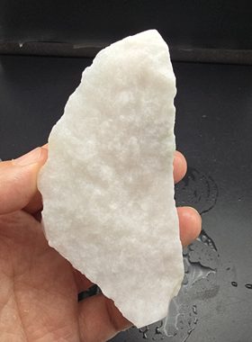南阳独山玉独玉细白翠黄料玉石原石玉料矿石纯天然