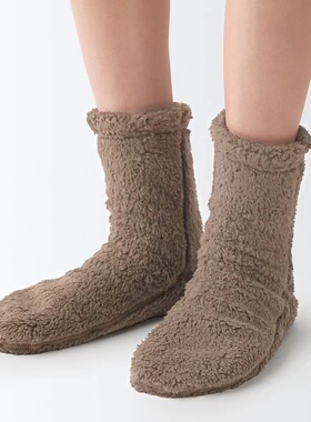 NK1117 mj长毛抓绒地板袜