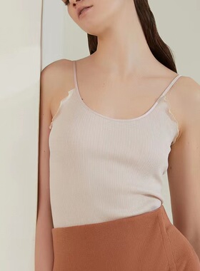 N家 莫代尔木耳边女士吊带背心