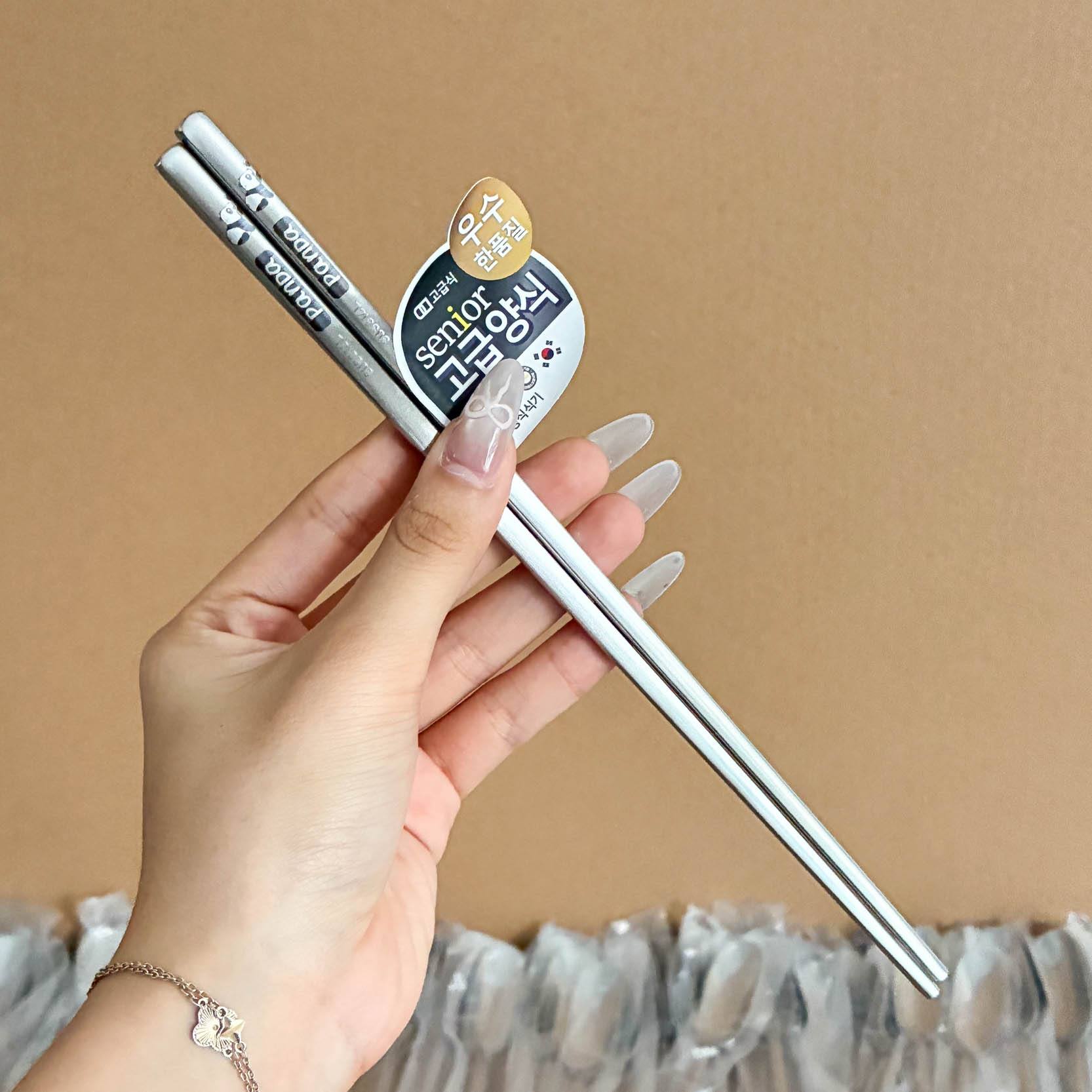 学生卡通316L不锈钢筷子家用防滑防烫304食品级抗菌防霉快子高档