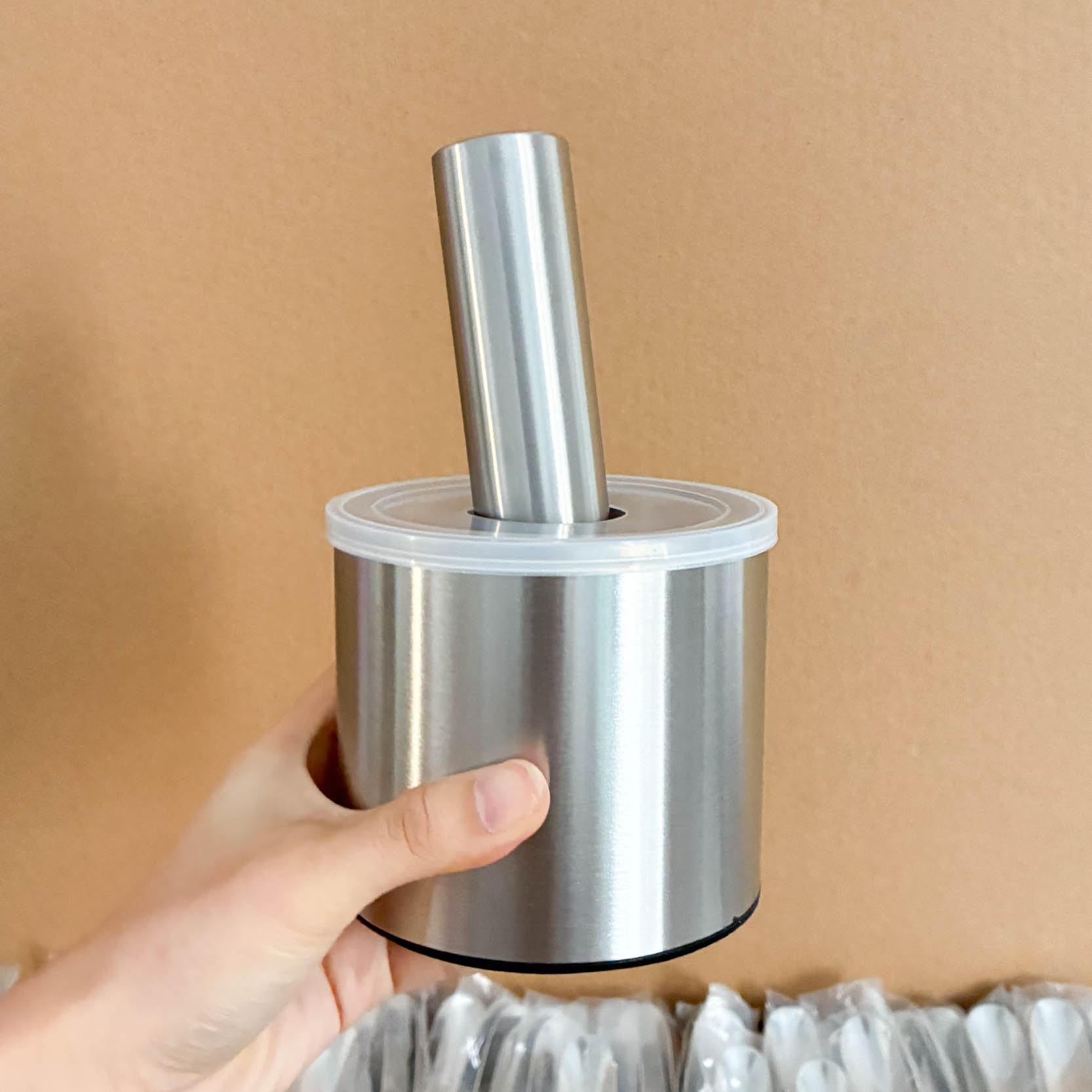 304不锈钢捣蒜器家用捣碎罐手动研磨蒜泥器蒜臼子捣药器研钵擂钵