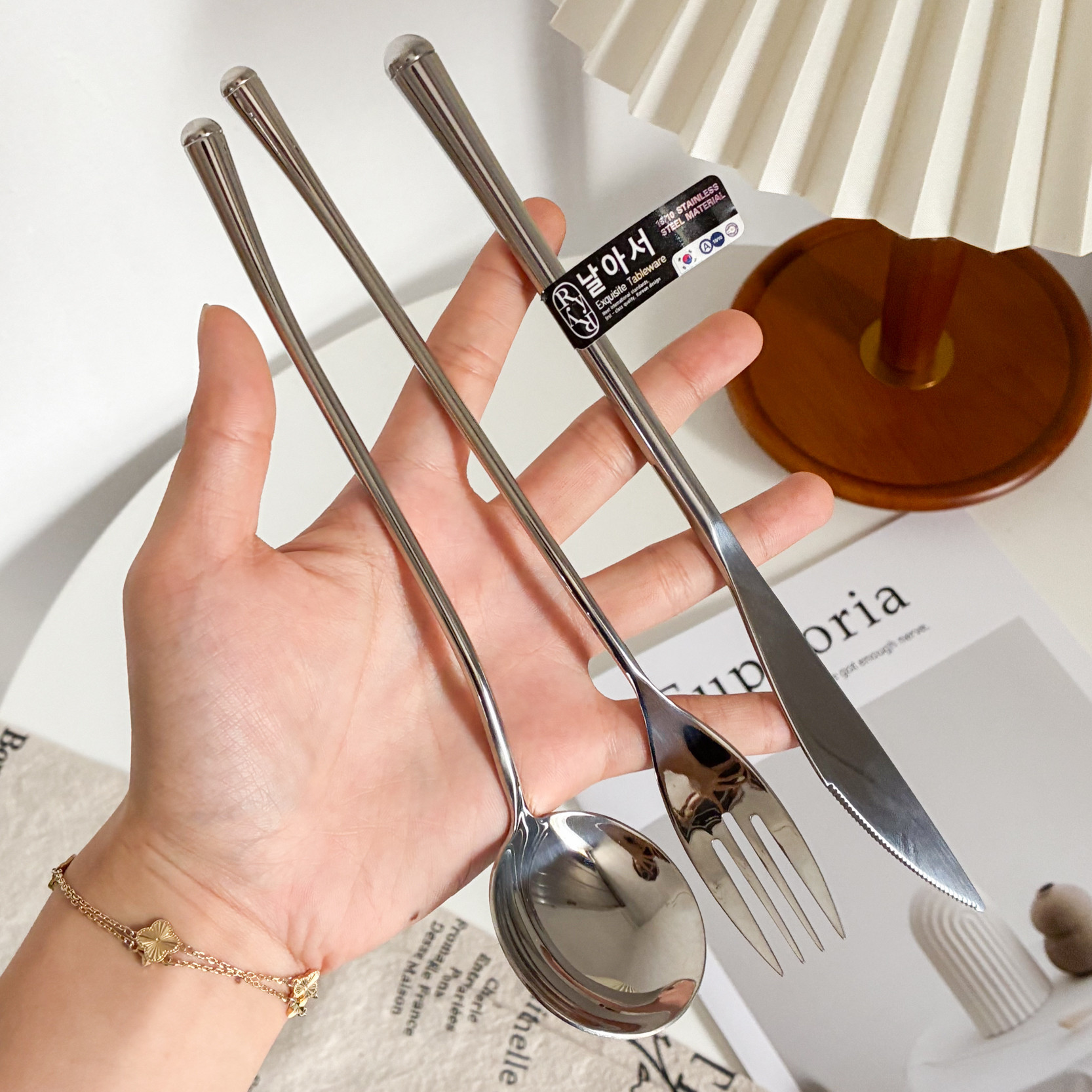 高颜值304不锈钢西餐餐具三件套勺叉刀高档家用精致ins风设计感,餐饮具,西餐餐具套装,淘宝优惠券,粉丝福利购,淘宝优惠卷