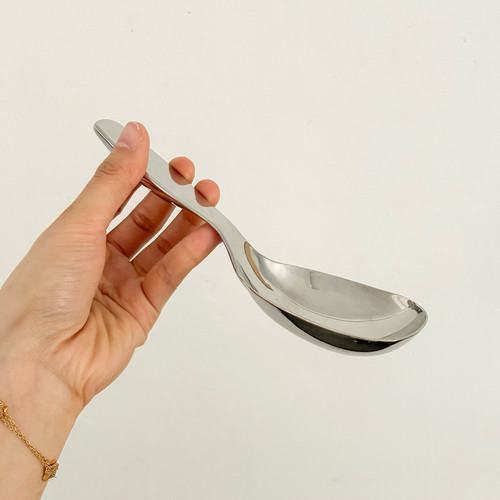 外贸原单吃螺蛳粉勺304不锈钢大头勺分汤公用饭勺高档食品级ins风