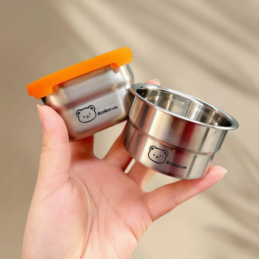 迷你便携304不锈钢蘸料盒密封保鲜带盖冰箱收纳姜葱蒜番茄沙拉酱,餐饮具,碟,淘宝优惠券,粉丝福利购,淘宝优惠卷