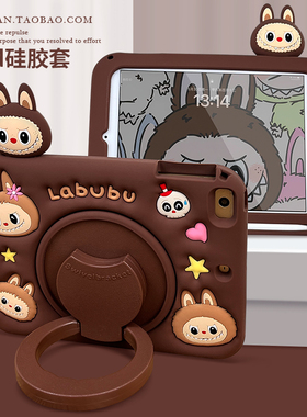 儿童卡通360旋转iPad Air5保护套mini7平板壳pro11带笔槽iPad10第十代9全包防摔air6硅胶2迷你3新款air4软壳7