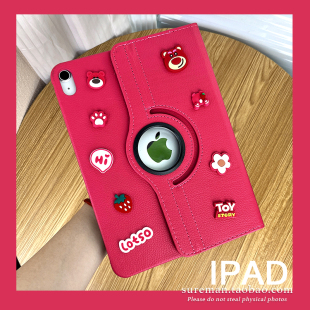 卡通diy新款 Air4保护套mini5平板壳pro11可爱10第十代9适用苹果air6皮套360旋转2迷你3防摔10.2寸休眠7 iPad