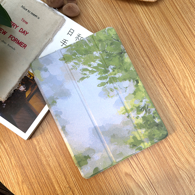 360旋转亚克力2022新款iPad Air4/5/6平板壳pro11笔槽款10.2寸第九代iPad6保护套9.7三折可爱air7防摔8代