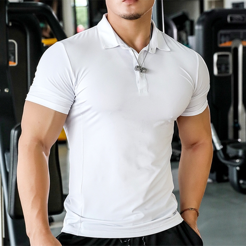 健身教练工服定制速干休闲POLO衫