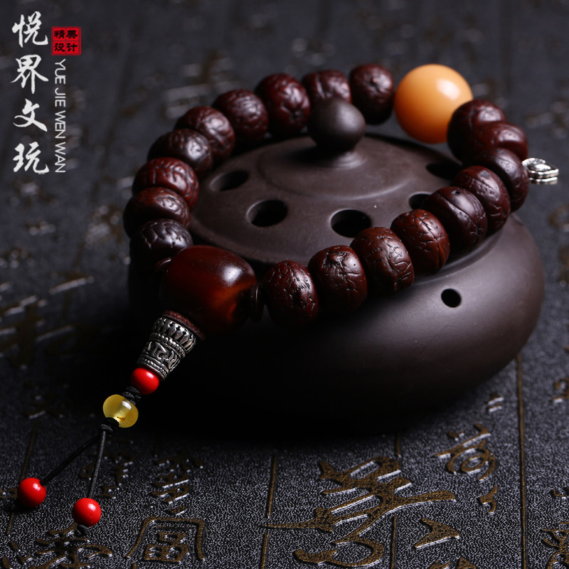 悦界酥油供凤眼菩提手串