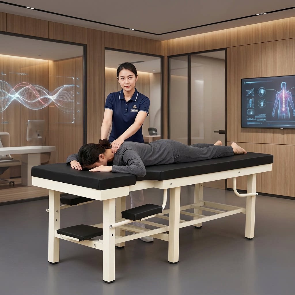 加厚中医推拿床按摩床家用整脊床多功能正骨理疗床专用诊疗床