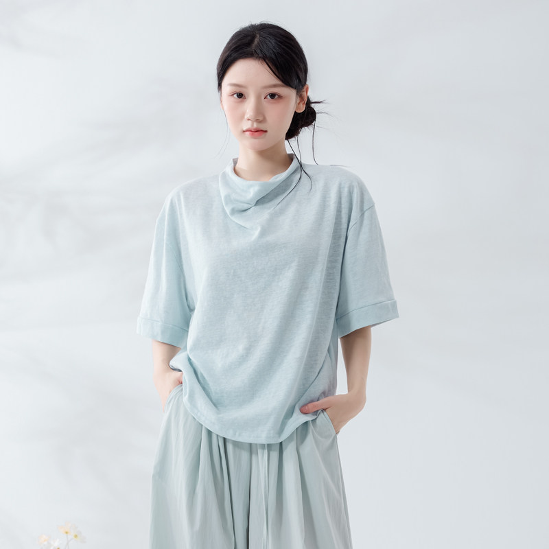 新中式棉质宽松现代舞套装舞蹈服图片