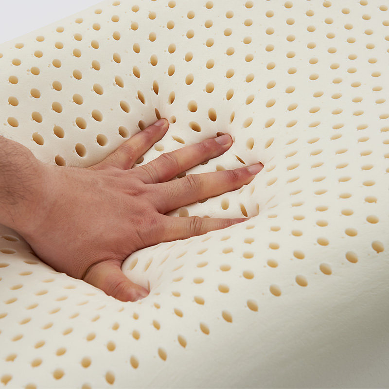 HEIGHT 10 CM LATEX PILLOW PLUS HEIGHT AND WIDTH SINGLE ADULT THAI NATURAL LATEX PILLOW NECK RUBBER PILLOW CORE