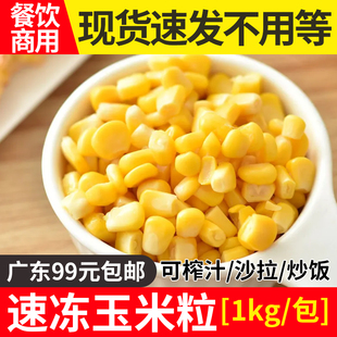 鼎晨速冻甜玉米粒1kg冷冻甜玉米粒商业装 沙拉披萨焗饭玉米
