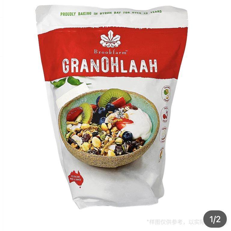 costco开市客代购 澳大利亚BROOKFARM什锦水果坚果麦片1.3KG