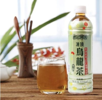 台湾德记开喜冻顶无糖乌龙茶575ml/瓶装饮料