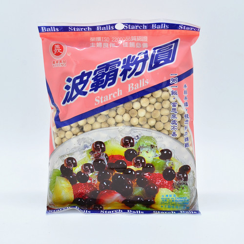 中国台湾原装进口义峰波霸粉圆250g 袋装珍珠奶茶珍珠圆