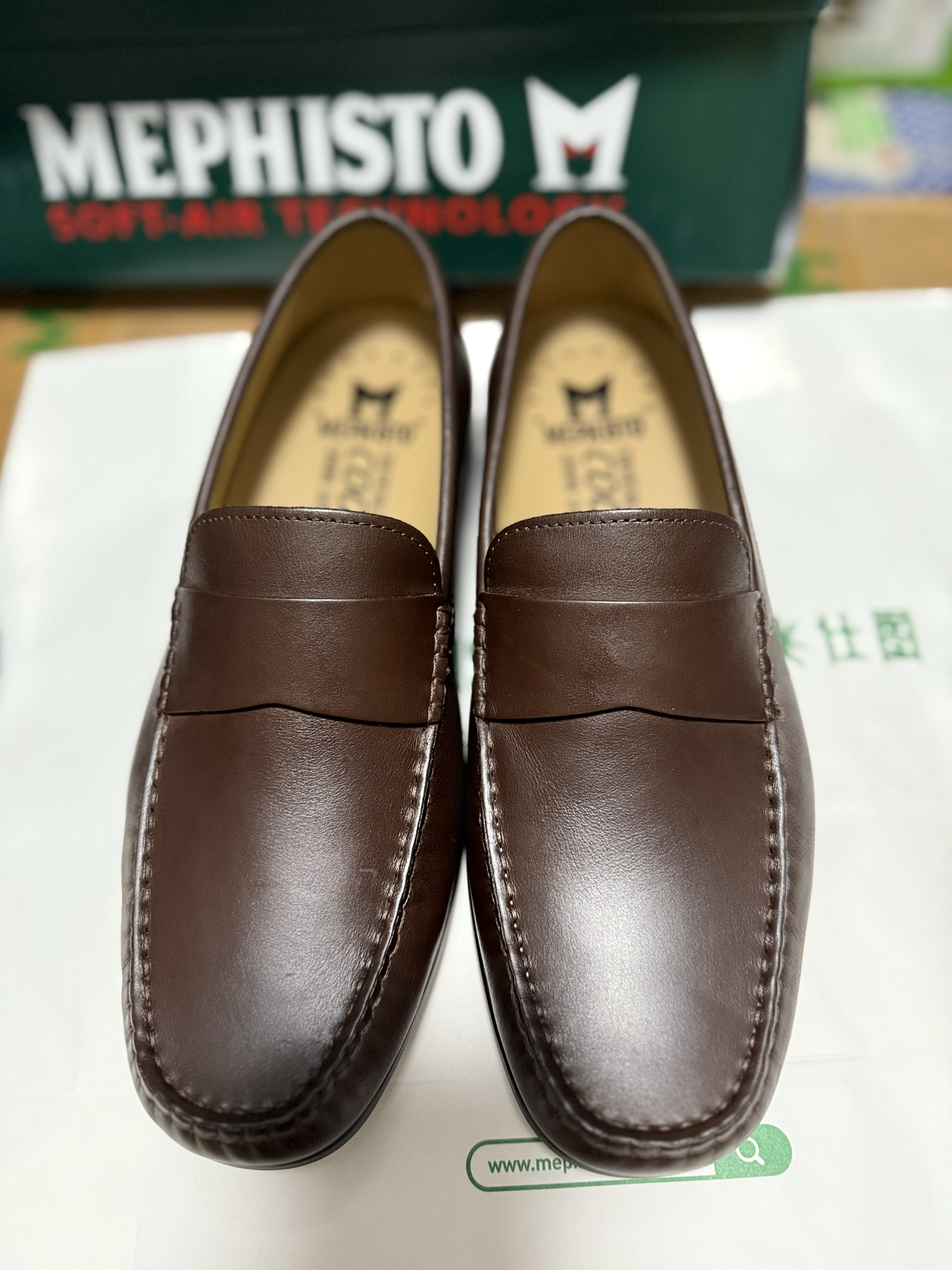 MEPHISTO/马飞仕图男士休闲皮鞋一脚蹬乐福鞋 ANTONINO葡萄牙产