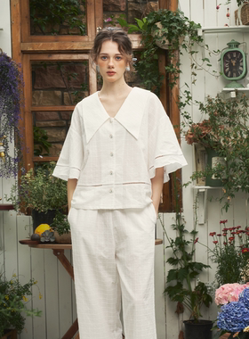 ELFU夏季睡衣女家居服套装