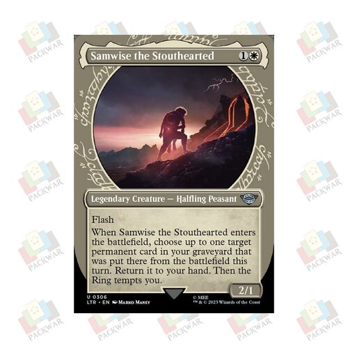 牌客窝 万智牌 勇敢的山姆怀斯 Samwise the Stouthearted 银 白