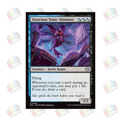 牌客窝 万智牌  贪餍阅籍灵 Voracious Tome-Skimmer 银 多色