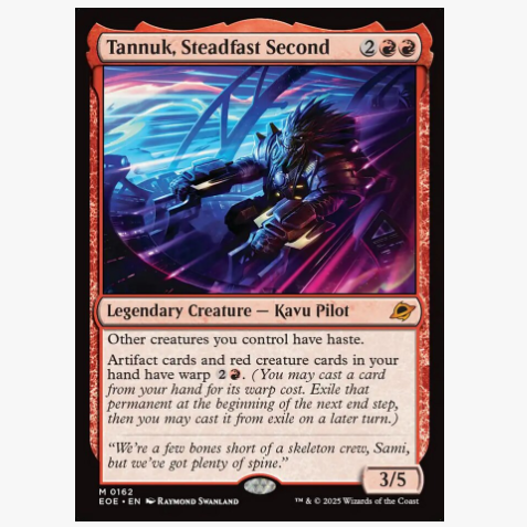 万智牌 坚定副官塔努科 Tannuk, Steadfast Second 秘稀 红