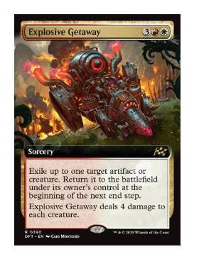 牌客窝 万智牌  爆破脱逃 Explosive Getaway 金 多色