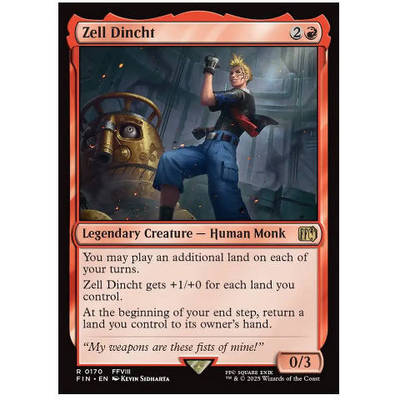 牌客窝 万智牌 塞尔·迪恩 Zell Dincht  金 红 闪